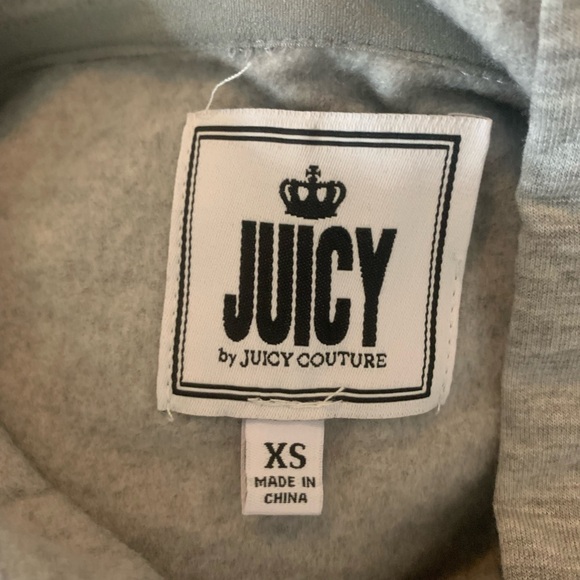 Juicy By Juicy Couture Fleece Long Sleeve Hooded Sweatshirt - Picture 5 of 6
